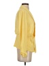 Boundary & Co. 100% Polyester Yellow Kimono Size S - photo 4
