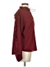 Express Burgundy Long Sleeve Blouse Size S - photo 4