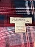 Passport 100% Polyester Plaid Burgundy Long Sleeve Blouse Size 14 - photo 7