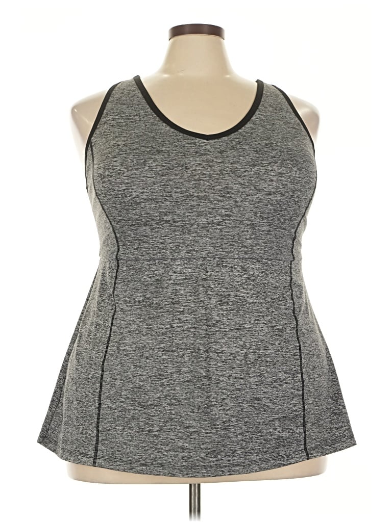 Pre-owned Livi Active Active Tank Top In Gray