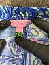 Lilly Pulitzer 100% Polyester Paisley Blue Skort Size 6 - photo 3