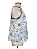Cooper & Ella 100% Polyester Blue Sleeveless Blouse Size L - photo 4