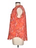 Jones & Co 100% Polyester Orange Sleeveless Blouse Size L - photo 5