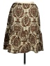 Shein Paisley Brown Casual Skirt Size XL - photo 2