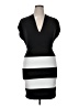 Unbranded Stripes Black Cocktail Dress Size XL - photo 1