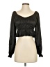 Altar'd State Black Long Sleeve Blouse Size XS - photo 1