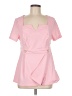 Shein Curve Pink Short Sleeve Top Size 12 Plus (0) - photo 1
