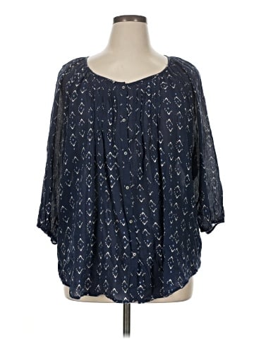 SONOMA life + style 3/4 Sleeve Blouse (view 1)