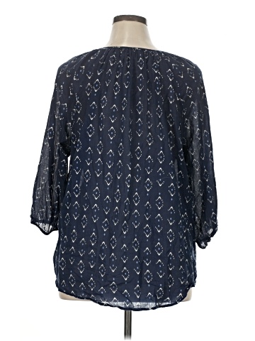 SONOMA life + style 3/4 Sleeve Blouse (view 2)