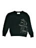 Old Navy Graphic Black Pullover Sweater Size 8 - photo 1