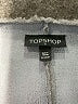 Topshop 100% Polyester Gray Coat Size S - photo 6