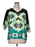 Preston & York 100% Polyester Teal 3/4 Sleeve Blouse Size XL - photo 1