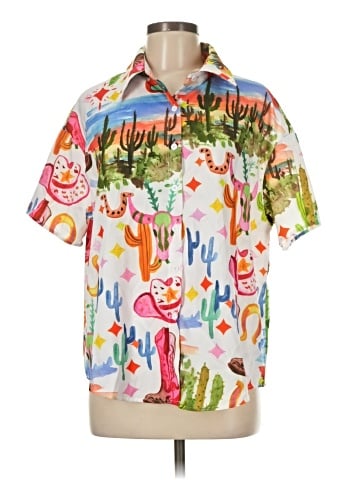 Shein Short Sleeve Blouse (view 1)