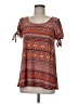 Star Vixen Orange Short Sleeve Blouse Size M - photo 1