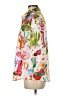 Shein Tropical White Short Sleeve Blouse Size 6 - photo 5