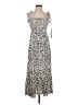 R. Vivimos Animal Print Silver Casual Dress Size S - photo 1