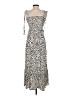 R. Vivimos Animal Print Silver Casual Dress Size S - photo 2
