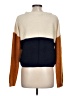 Say What? 100% Acrylic Color Block Tan Pullover Sweater Size L - photo 2