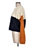 Say What? 100% Acrylic Color Block Tan Pullover Sweater Size L - photo 5