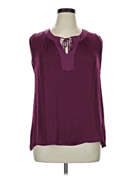 Sweet Grey Sleeveless Blouse