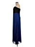 Crystal Doll Color Block Blue Cocktail Dress Size 9 - photo 5