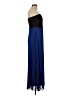 Crystal Doll Color Block Blue Cocktail Dress Size 9 - photo 4