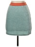 Ecote Solid Teal Casual Skirt Size XS - photo 1