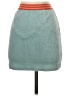 Ecote Solid Teal Casual Skirt Size XS - photo 2