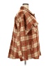 Gilli 100% Polyester Plaid Brown Long Sleeve Blouse Size 2X - photo 4