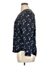 Gap Outlet Blue Long Sleeve Blouse Size XL - photo 5