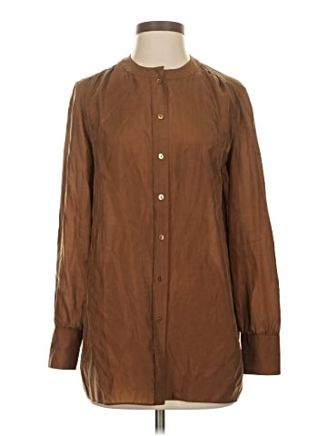 Massimo Dutti Long Sleeve Blouse (view 1)