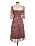 BCBGeneration 100% Polyester Floral Brown Casual Dress Size 6 - photo 2