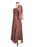 BCBGeneration 100% Polyester Floral Brown Casual Dress Size 6 - photo 5