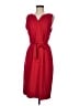 Talbots Solid Red Cocktail Dress Size 8 - photo 1