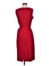 Talbots Solid Red Cocktail Dress Size 8 - photo 2
