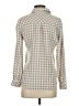 Rails Checkered-gingham Gray 3/4 Sleeve Button-Down Shirt Size XS - photo 2