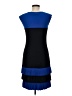 Frank Lyman Design Color Block Blue Cocktail Dress Size 6 - photo 2