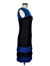 Frank Lyman Design Color Block Blue Cocktail Dress Size 6 - photo 4