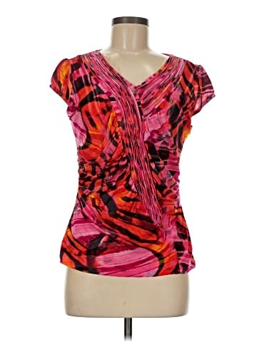 Worthington Short Sleeve Blouse (view 1)