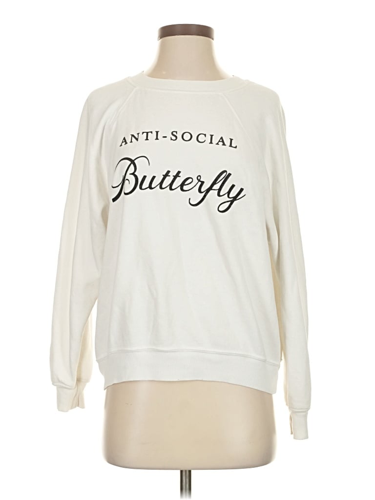 Pre-owned Wildfox Sweatshirt In White