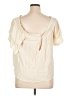 Unbranded Ivory Short Sleeve Blouse Size XL - photo 2