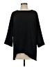 Caroline Rose 100% Polyester Black 3/4 Sleeve Top Size S - photo 1