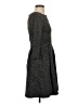 Merona Stripes Gray Black Casual Dress Size S - photo 4