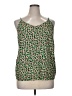 Studio Untold Green Sleeveless Top Size 16 - photo 1