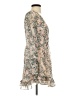 Saints + Secrets 100% Polyester Paisley Tan Cocktail Dress Size S - photo 4