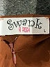 Swank Brown Long Sleeve Blouse Size L - photo 4