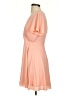 Express Outlet 100% Polyester Solid Orange Casual Dress Size 2 - photo 5