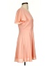Express Outlet 100% Polyester Solid Orange Casual Dress Size 2 - photo 4