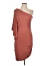 Lush Solid Brown Cocktail Dress Size L - photo 1