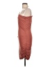 Lush Solid Brown Cocktail Dress Size L - photo 5